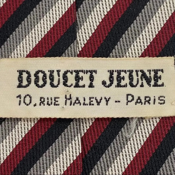 Doucet Jeune 100% Silk Tie 🐛 - Picture 5 of 6